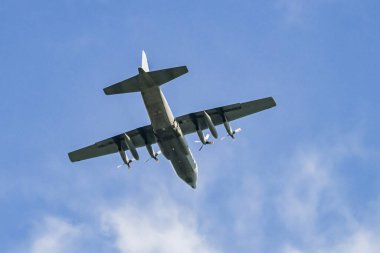 Fransız uçağı Airbus A400M Atlas, askeri nakliye uçağı Avrupa NATO.