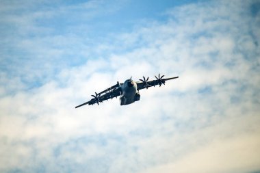 Fransız uçağı Airbus A400M Atlas, askeri nakliye uçağı Avrupa NATO.