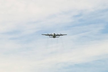 Fransız uçağı Airbus A400M Atlas, askeri nakliye uçağı Avrupa NATO.