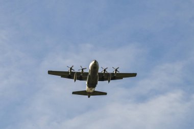 Fransız uçağı Airbus A400M Atlas, askeri nakliye uçağı Avrupa NATO.