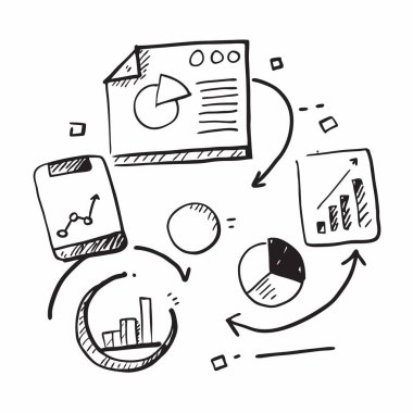 grafik simgesi beyaz arkaplan