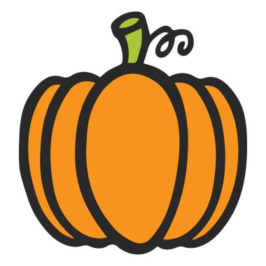 El Çizimi Cadılar Bayramı Balkabağı Sonbahar Ekim