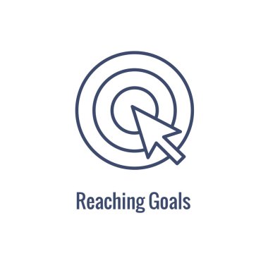 Core Values icon with value driven icon describing aspect of core values like vision