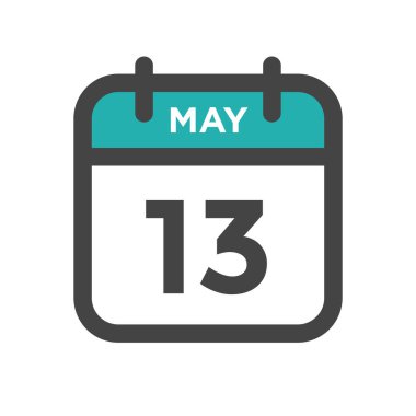 13 Mayıs Takvim Günü veya Tarih ve Randevu Tarihi