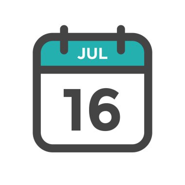16 Temmuz Takvim Günü ya da Tarih ve Randevu Tarihi