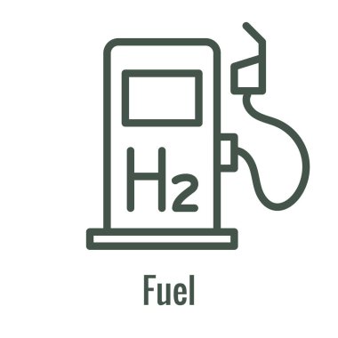 Yeşil Enerji Simgesi Ayarlı Temiz Hidrojen Üretimi