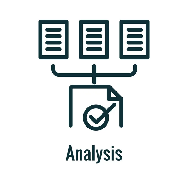 Bedrijf Analyse Factor Ikoon Met Pestel Methoden — Stockvector