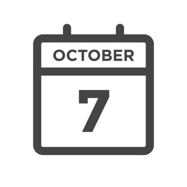 7 Ekim Takvim Günü ya da Tarih ve Randevu Tarihi