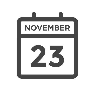 23 Kasım Takvim Günü veya Tarih ve Randevu Tarihi