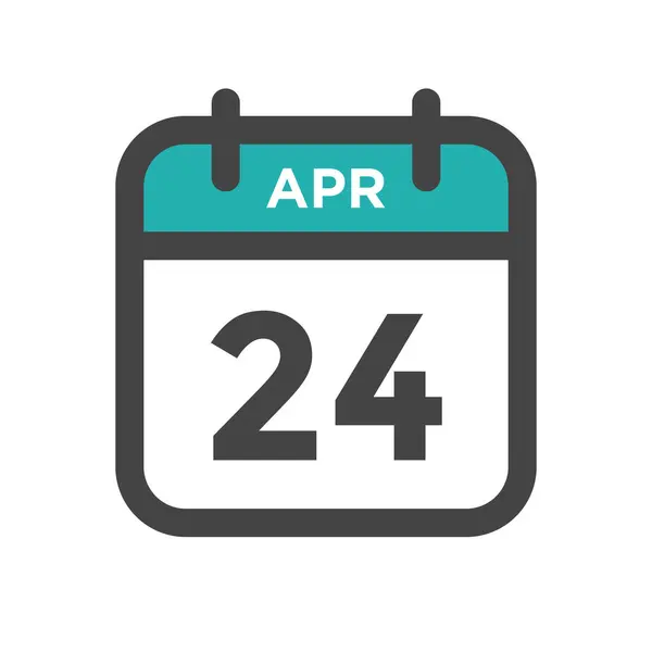 Abril Día Del Calendario Fecha Calendario Para Fecha Límite Cita Vectores De Stock Sin Royalties Gratis