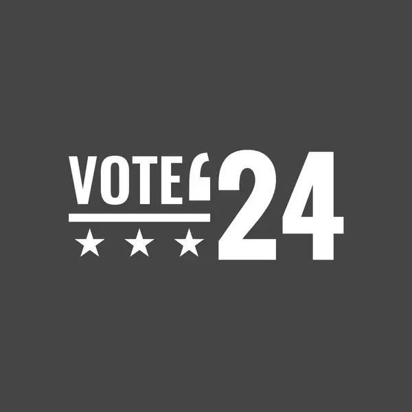Wahlsymbole 2024 Abstimmung Regierung Und Patriotische Symbolik Und Farben lizenzfreie Stockvektoren
