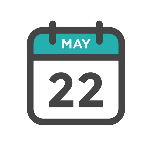 Maio Calendário Dia Calendário Data Prazo Nomeação Gráficos De Vetores