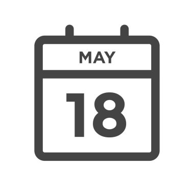 May 18 Calendar Day or Calender Date for Deadline and Appointment