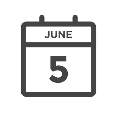 5 Haziran Takvim Günü ya da Tarih ve Randevu Tarihi