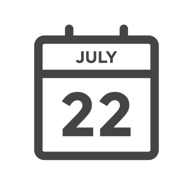 22 Temmuz Takvim Günü veya Tarih ve Randevu Tarihi