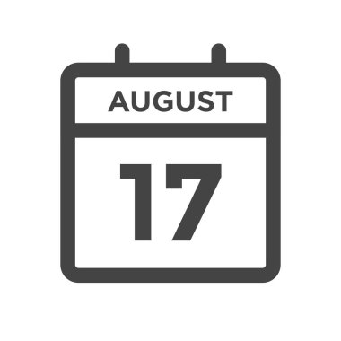 August 17 Calendar Day or Calender Date for Deadline and Appointment