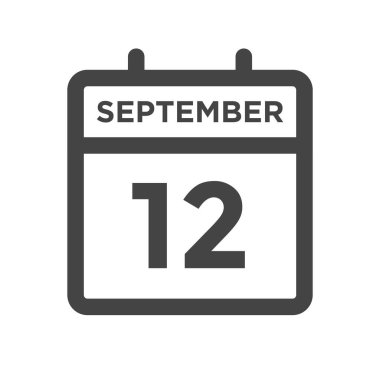 September 12 Calendar Day or Calender Date for Deadline and Appointment