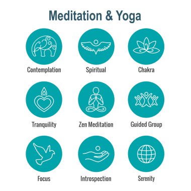 Zen Meditasyon Mandala Tasarım Sembol Kavramı Girdap Yoga Süslemeleri