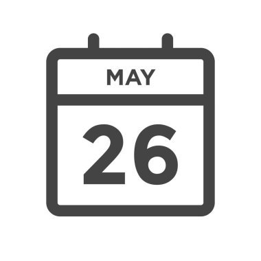26 Mayıs Takvim Günü veya Tarih ve Randevu Takvimi