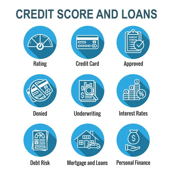 Kredi Puanı ve Kredileri Simgesi Ayarları - Onaylanmış Kredi Sigortası Faiz Oranları Borç ve İpotek Tamiri