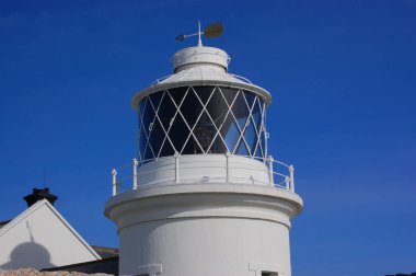 Durlston baş deniz feneri Jurassic kıyısı Dorset uk adasında.