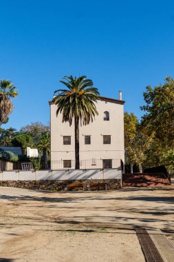 Badalona, İspanya-09 Mart 2025. Can Solei ve Can Arns Park, İspanya 'nın Badalona kentinin Casagemes ilçesine bağlı bir parktır.