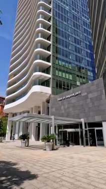 BARCELONA, İspanya-Mart 02, 2025. İspanya, Barcelona 'daki Sıfır Noktası Oteli