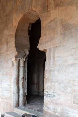 San Millan de la Cogolla, La Rioja, İspanya 'daki Suso Manastırı UNESCO Dünya Mirası Bölgesi. İç görünüm