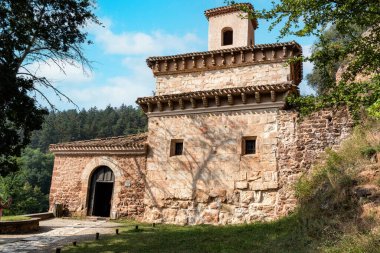 San Millan de la Cogolla 'daki Suso Manastırı, La Rioja, İspanya - UNESCO Dünya Mirası Bölgesi