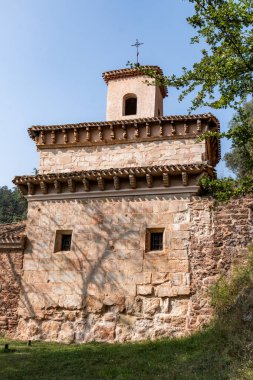 San Millan de la Cogolla 'daki Suso Manastırı, La Rioja, İspanya - UNESCO Dünya Mirası Bölgesi