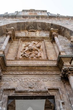 San Millan de la Cogolla 'daki San Millan de Yuso Ortaçağ Manastırı. İspanya' nın La Rioja Özerk Topluluğu.