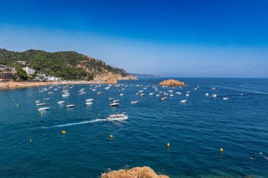 İspanya 'nın kuzeyindeki Akdeniz manzarası