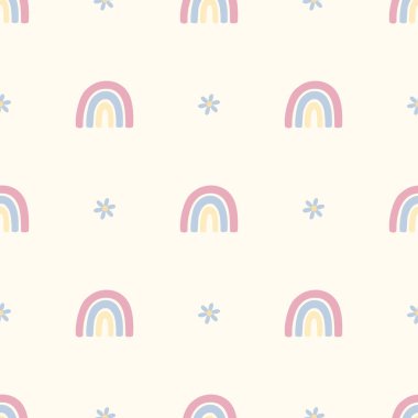 Pastel Gökkuşağı ve Çiçeksiz Bebek Tasarımları