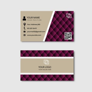 Yaratıcı ve modern kartvizit şablonu