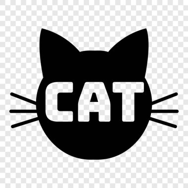 30. Evcil kedi alfabesi logosu harfleri. simge işareti