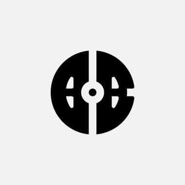 302 harfli logo şekli geometrik matematik eğitici öğrenme dairesi elips negatif alan B B