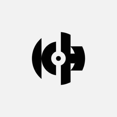 311 harfli logo şekli geometrik matematik eğitim dairesi elips negatif boşluk K