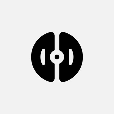 315 harfli logo şekli geometrik matematik öğrenme dairesi elips negatif boşluk O O