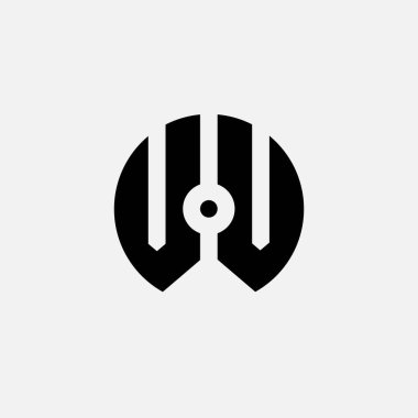 322 harfli logo şekli geometrik matematik eğitim dairesi elips negatif boşluk V