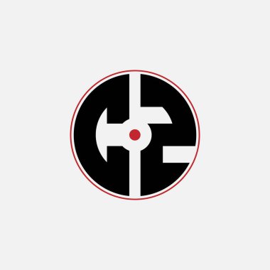 387 harfli logo şekli geometrik matematik eğitim dairesi elips elips silah hedefi negatif alan C Z