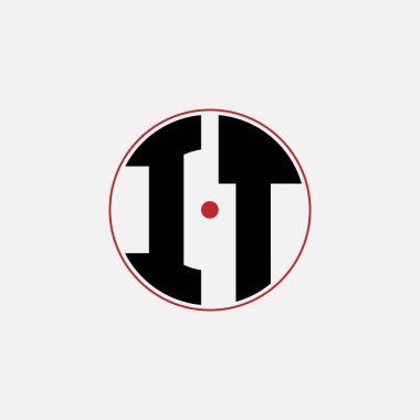 467 harf logosu geometrik matematik eğitim dairesi elips elips silah hedefi negatif boşluk I T