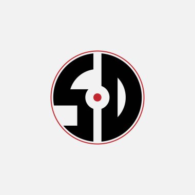 505 harfli logo şekli geometrik matematik eğitim dairesi elips elips silah hedefi negatif alan S D