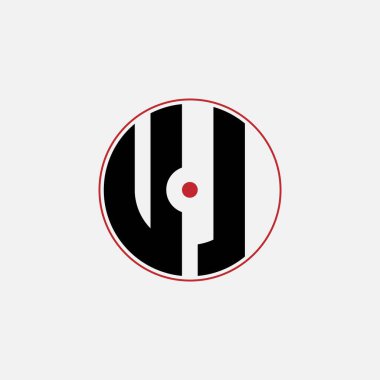 528 harfli logo şekli geometrik matematik eğitim dairesi elips elips silah hedefi negatif uzay U J