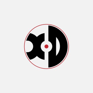 537 harfli logo şekli geometrik matematik eğitim dairesi elips elips silah hedefi negatif boşluk X D