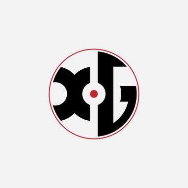 540 harfli logo şekli geometrik matematik eğitim dairesi elips elips silah hedefi negatif boşluk X G