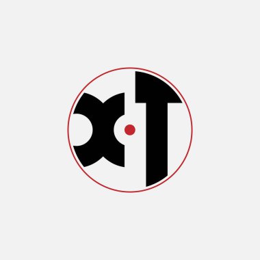 548 harfli logo şekli geometrik matematik eğitim dairesi elips elips silah hedefi negatif boşluk X T