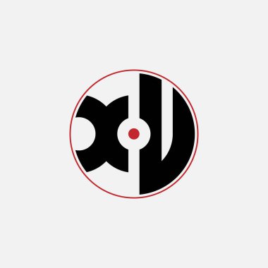 549 harfli logo geometrik matematik eğitim dairesi elips elips silah hedefi negatif boşluk X U