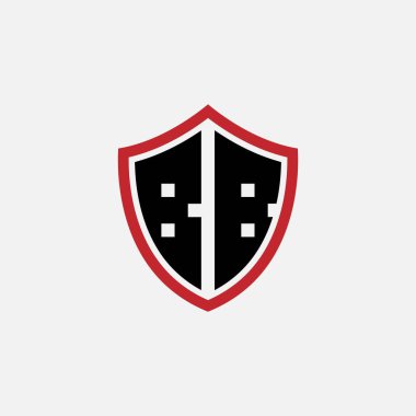 589 SHIELD logosu harf alfabesi eğitici öğrenme B B B