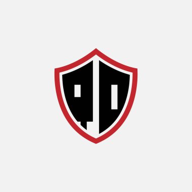 743 SHIELD logosu harfli alfabe eğitimsel Q-D öğrenimi