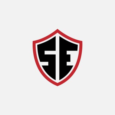 778 SHIELD logosu harf alfabesi eğitici öğrenme S E